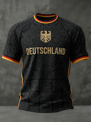 Men's Germany Football Printed T-shirt