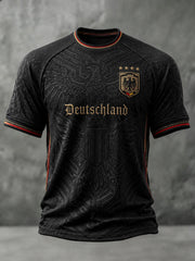 Men's Germany Football Printed T-shirt