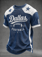 Men's Football Gameday Gift For Football Fans Casual Tee