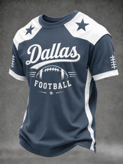 Men's Football Gameday Gift For Football Fans Casual Tee