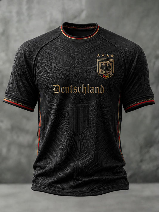 Men's Germany Football Printed T-shirt