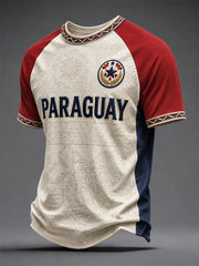 Men's Gift For Football Fans Print Casual Tee