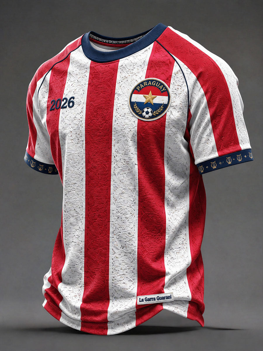 Men's 2026 Paraguay Soccer T-Shirts