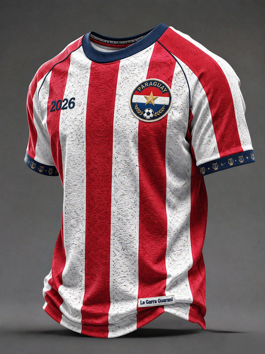 Men's 2026 Paraguay Soccer T-Shirts
