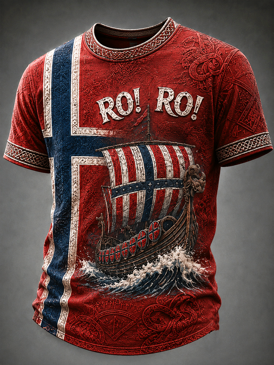 Men's Ro! Ro! Norway short sleeves t-shirt