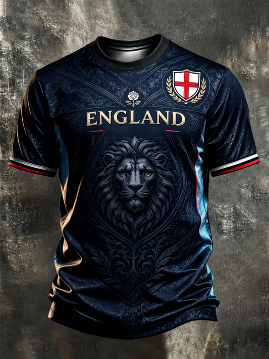 Men's England Printed short sleeves t-shirt
