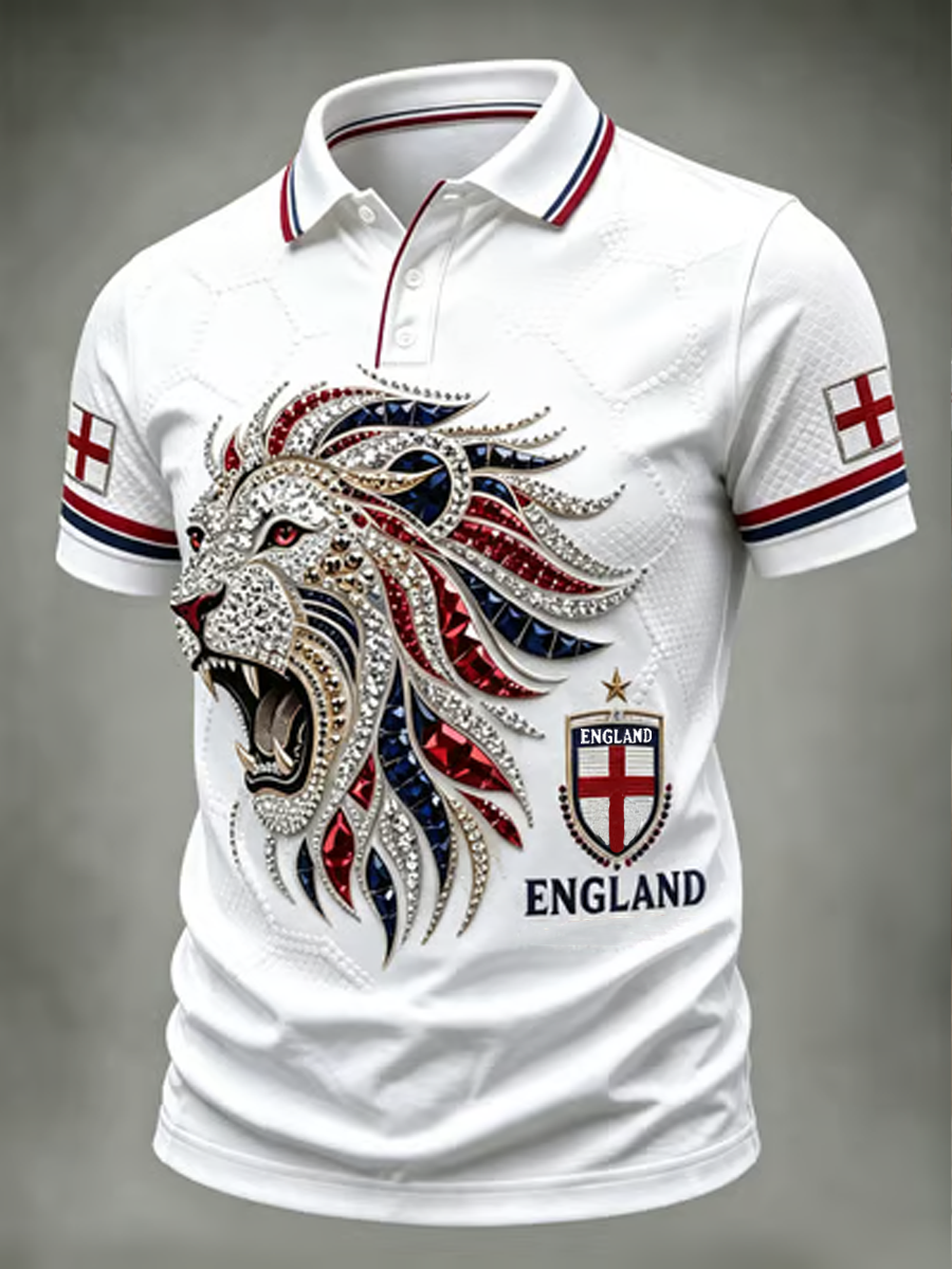 Men's England Printed polo shirt