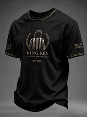 Men's England Football Lover Legend King Kev Rip Printed short sleeves t-shirt
