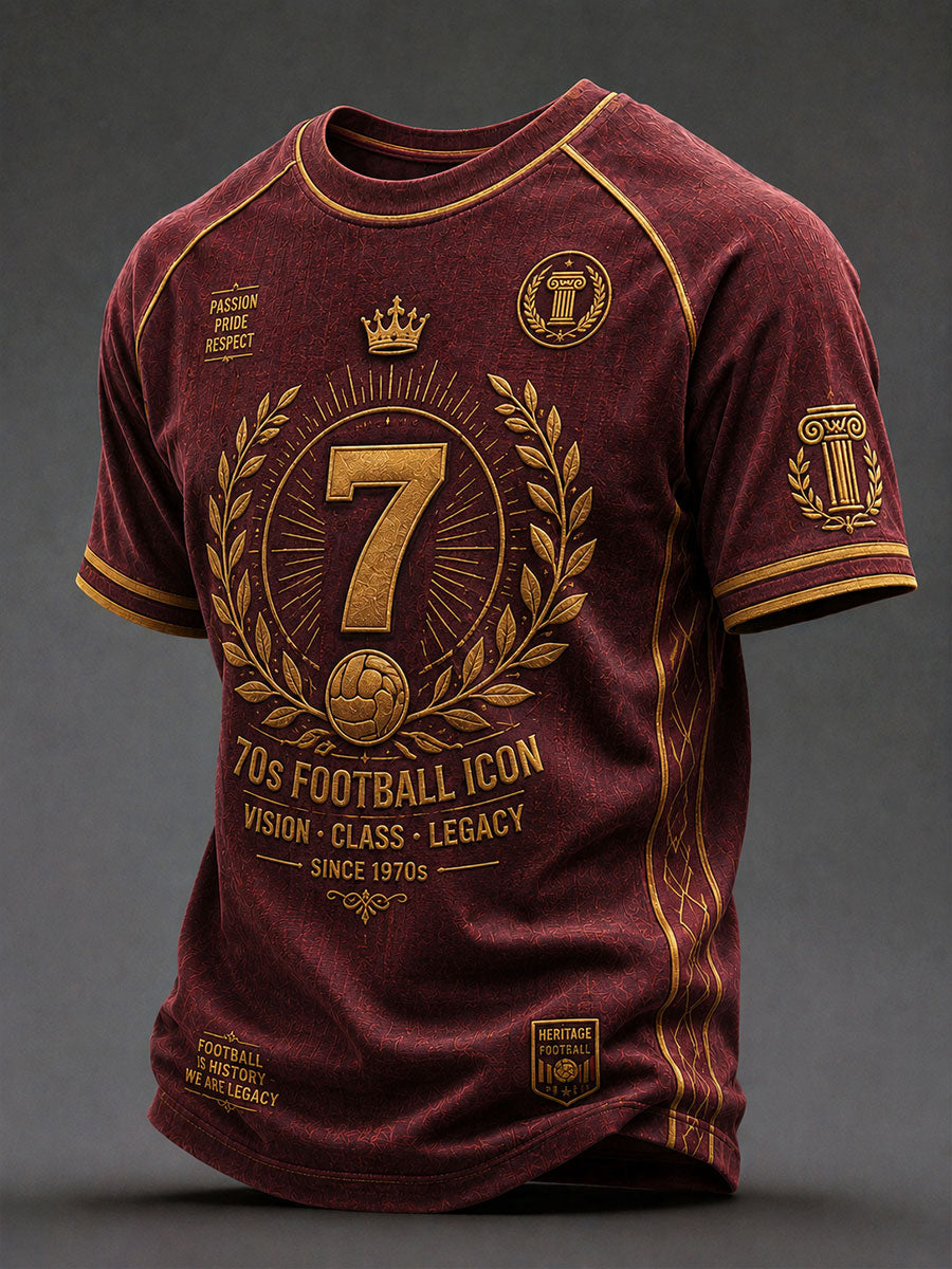 Men's British Football '70s Football Icon' T-Shirts