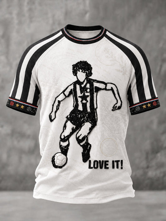 Men's England Football Lover Legend King Kev Rip Printed T-shirt