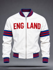 Men's England Football Lover Legend King Kev Rip Printed Jacket