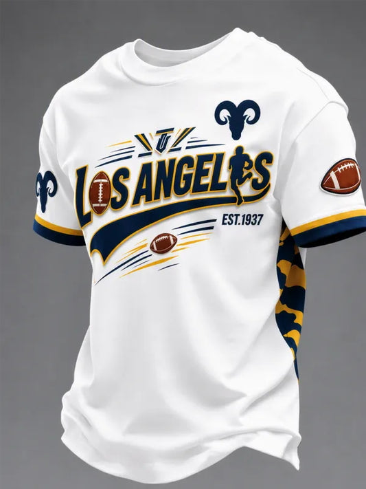 Men's Football Short Sleeves T-shirt