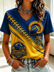 Women's Football Short-sleeved T-shirt