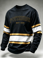 Men's Football Crew Neck Sweatshirt
