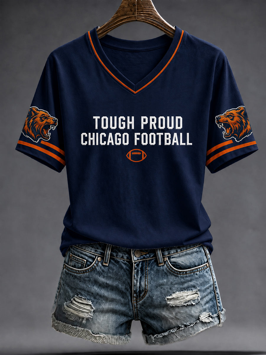 Women's Football Gameday Gift For Football Fans Short Sleeve T-shirt