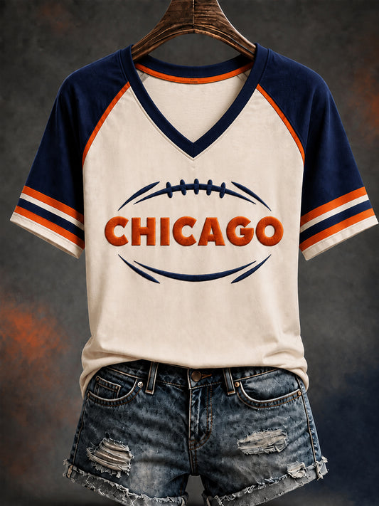 Women's Football Gameday Gift For Football Fans Short Sleeve T-shirt