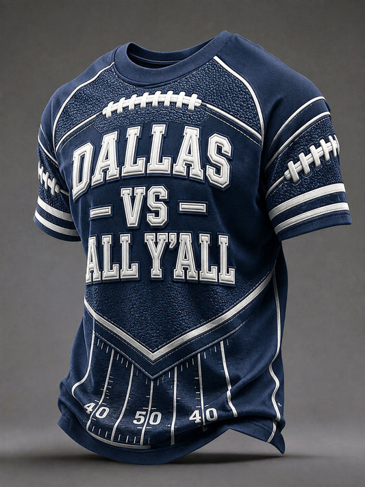 Men's "Dallas vs all y'all" T-shirts