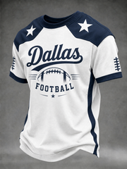 Men's Football Gameday Gift For Football Fans Casual Tee