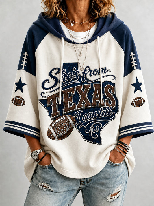 Women's Football Gameday Gift For Football Fans Casual Hoodie