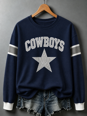 Women's Football Gameday Gift For Football Fans Casual Sweatshirt