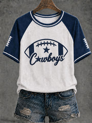 Women's Game Day Football Casual T-Shirt