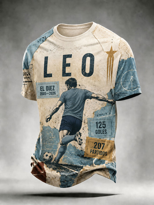 Men's Soccer Legend Retire Memorial Casual Short Sleeve T‑Shirt