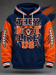 Men's They Not Like Us Football Gameday Gift For Football Fans Casual Hoodie