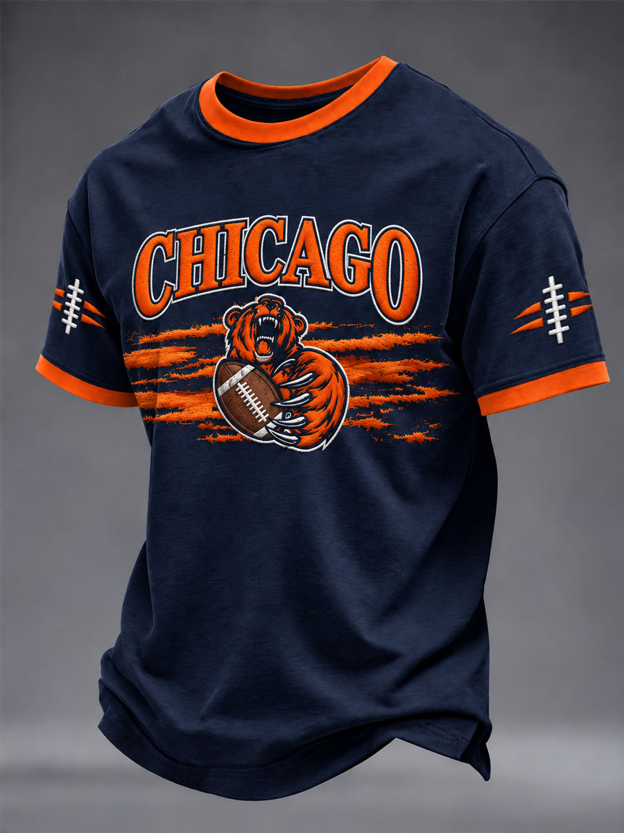 Men's Football Gameday Gift For Football Fans Short Sleeve T-shirt