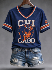 Women's Football Gameday Gift For Football Fans short-sleeved T-shirt