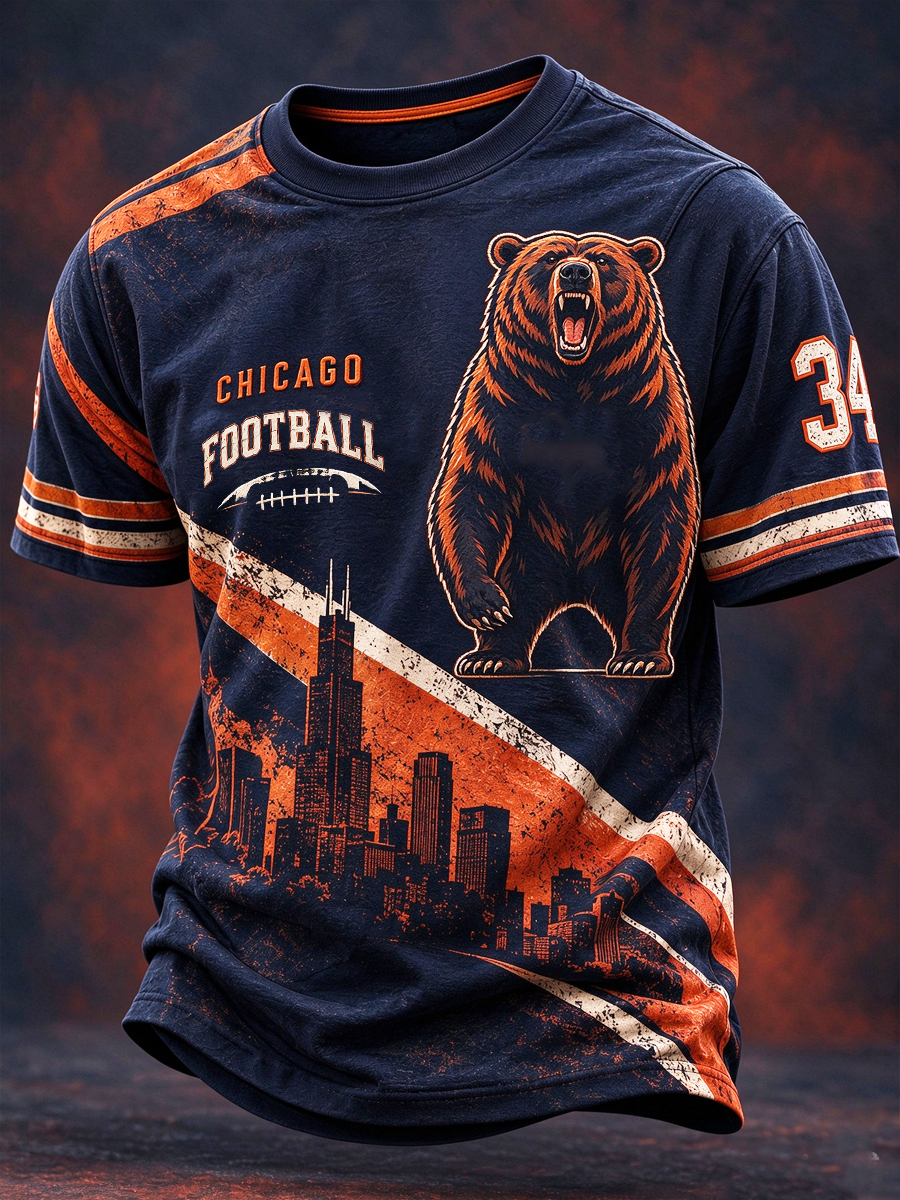 Men's Football Gameday Gift For Football Fans short sleeves t-shirt